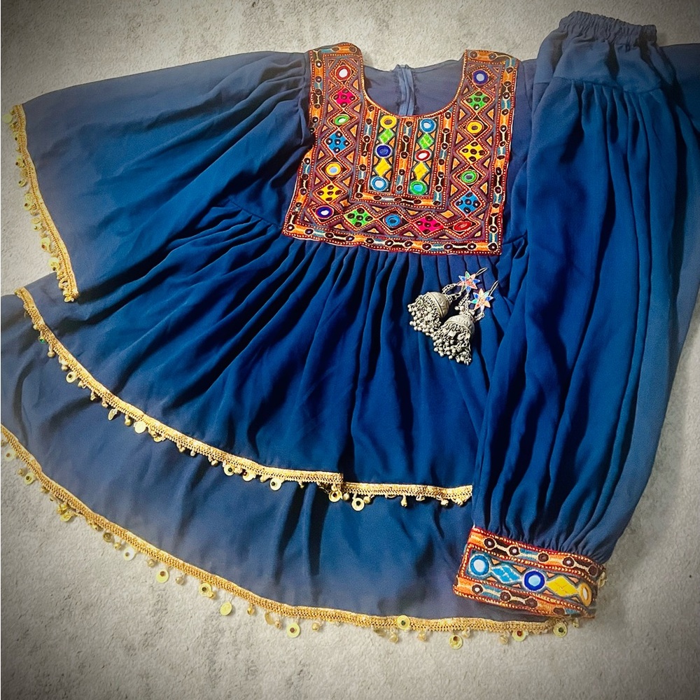 Afghan dresses.